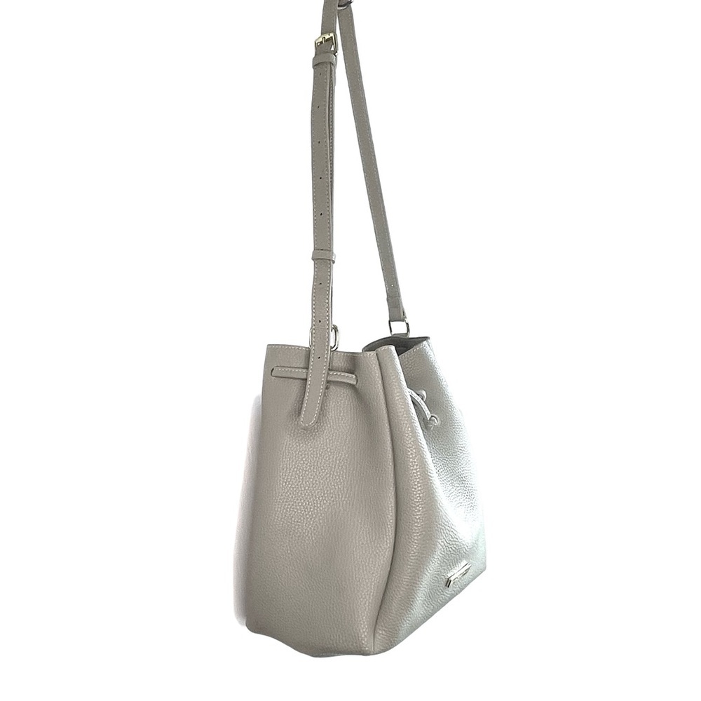 Katie Loxton London Gray Faux Leather Chloe Bucket Bag Shoulder Bag - Picture 7 of 10